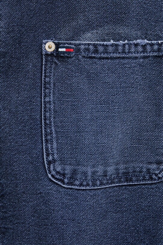 Tommy Jeans geacă cu aspect de cămașă DM0DM21833 bleumarin