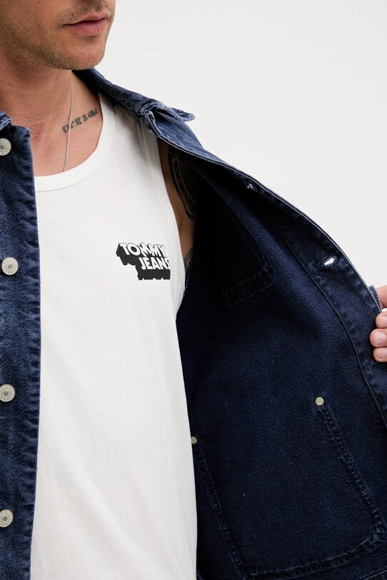 Tommy Jeans geacă cu aspect de cămașă DM0DM21833