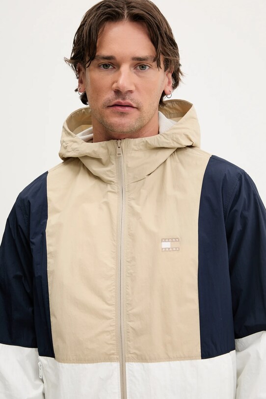 Μπουφάν Tommy Jeans μπεζ DM0DM21393