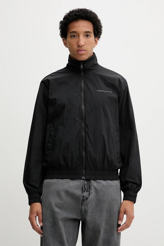 Куртка Tommy Jeans з капюшоном чорний DM0DM21667