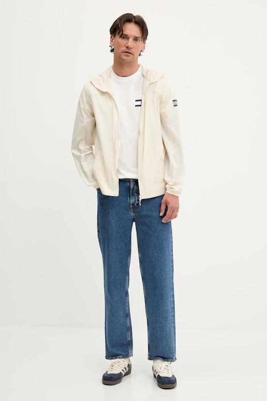 Tommy Jeans kurtka DM0DM21669 beżowy AW25