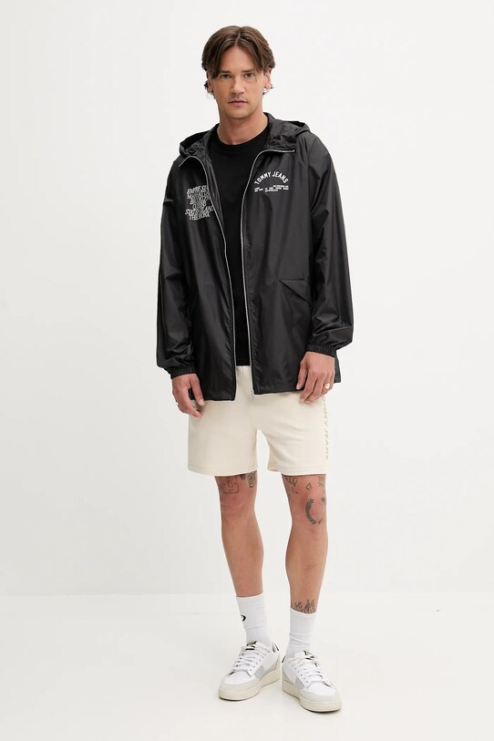 Tommy Jeans geacă DM0DM21679 negru AW25