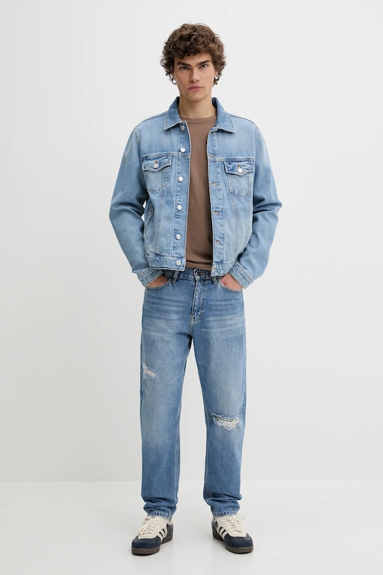 Джинсовая куртка Tommy Jeans DM0DM21916 голубой AW25