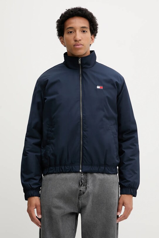 Tommy Jeans kurtka bez kaptura granatowy DM0DM21936