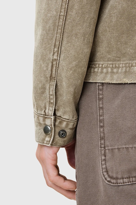 Βαμβακερό μπουφάν AllSaints ROTHWELL μπεζ M013OC