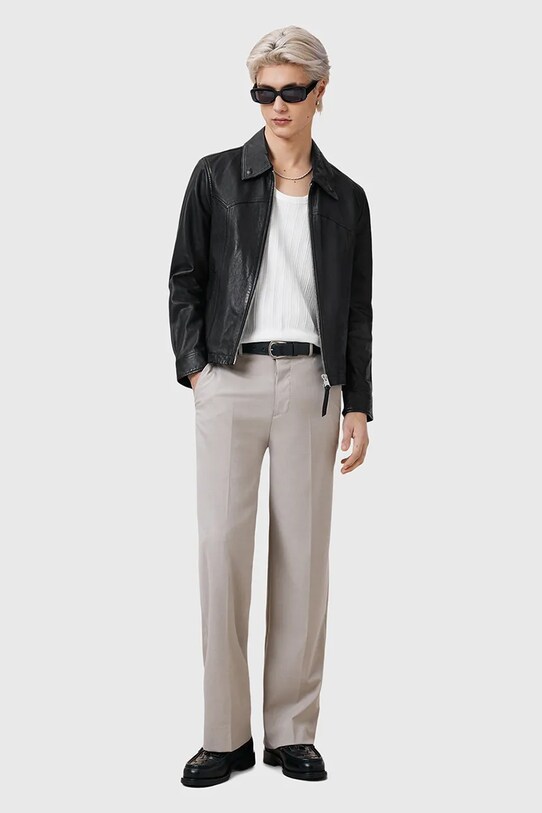 Шкіряна куртка AllSaints NELLCOT M019LC