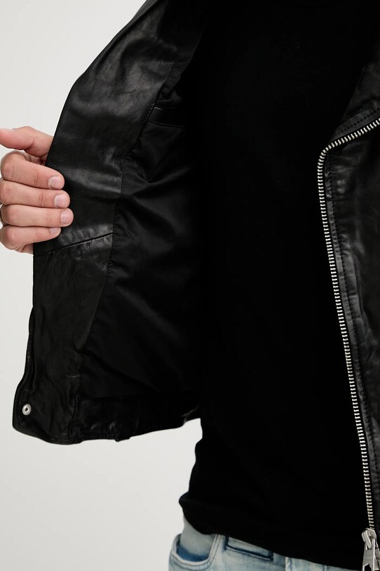 AllSaints geacă ramones de piele COMET M021LC