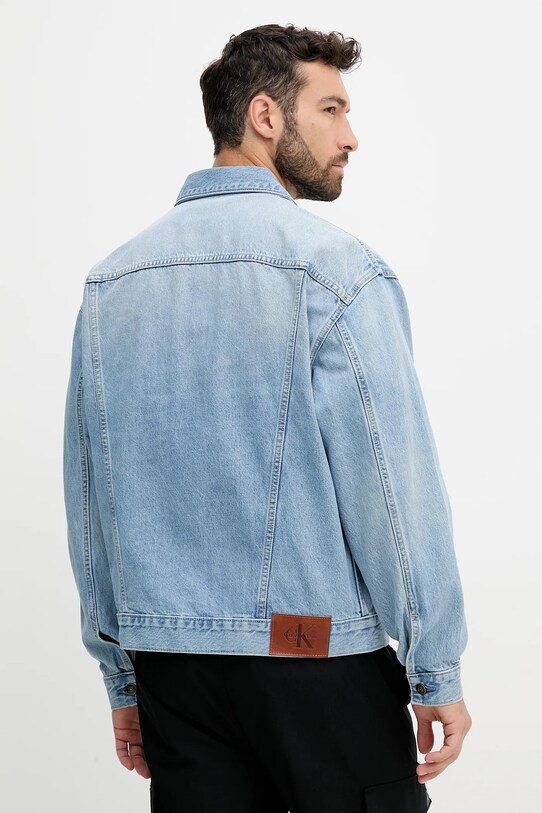 Odzież Calvin Klein Jeans kurtka LV04RB794G niebieski
