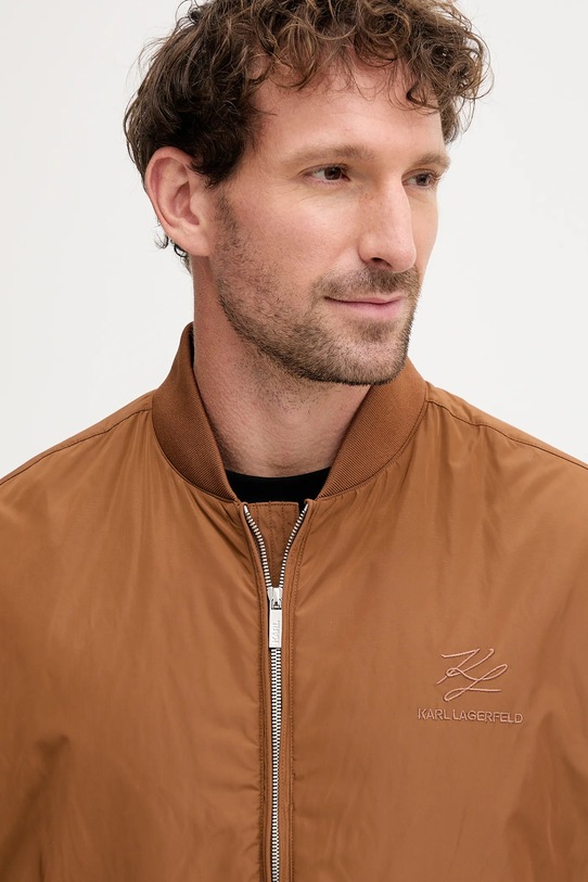 Karl Lagerfeld kurtka bomber brązowy 553501.505000