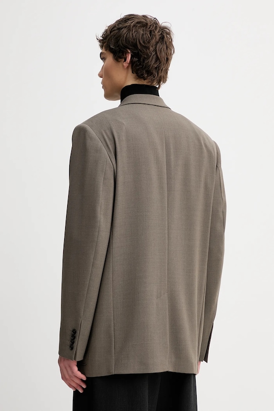 Odzież Filippa K marynarka z dodatkiem wełny 31234.FK brązowy