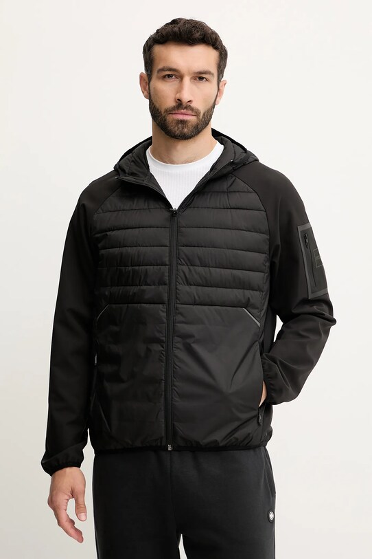 BOSS Green geacă cu captuseala negru 50541032