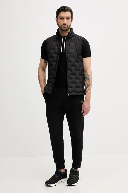 BOSS Green vestă 50541053 negru AW25