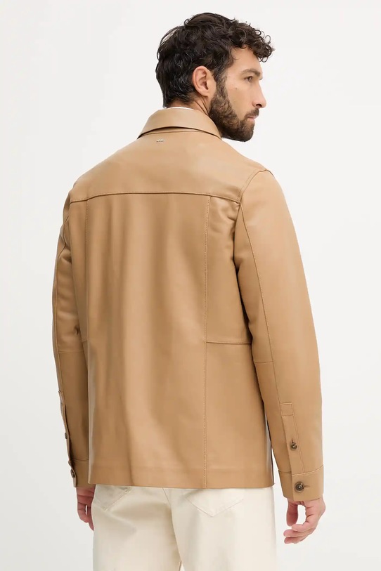 Ruházat BOSS bőrdzseki 50543222 zöld