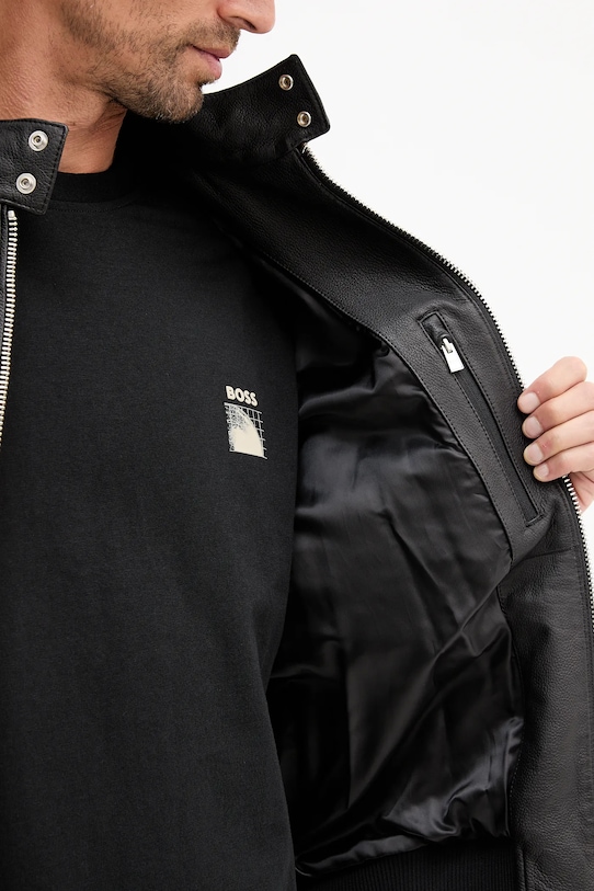 BOSS geacă de piele 50543899
