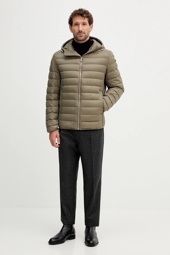 BOSS geacă de puf 50540450 verde AW25