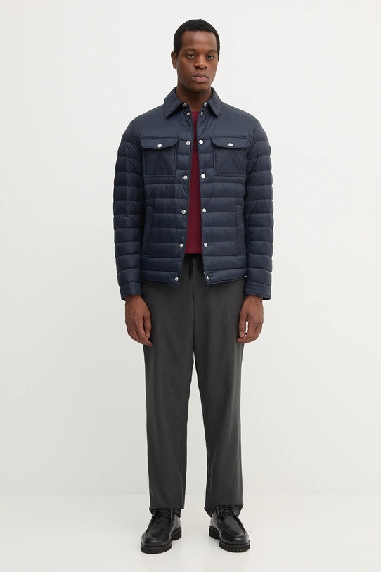 Пухено яке BOSS 50540456 тъмносин AW25