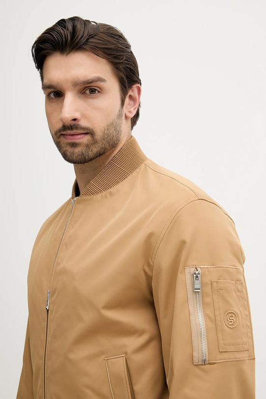 Μπουφάν BOSS Bashinah μπεζ 50544097