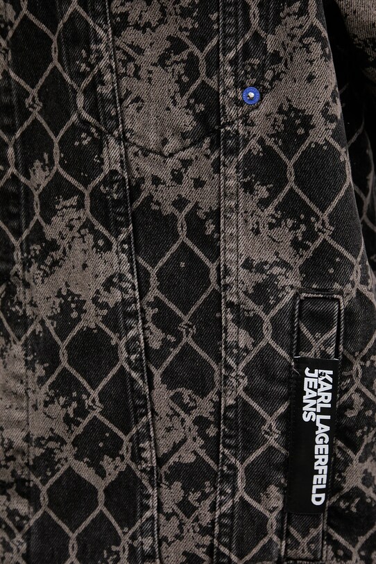 Karl Lagerfeld Jeans kurtka jeansowa A3M14009 czarny