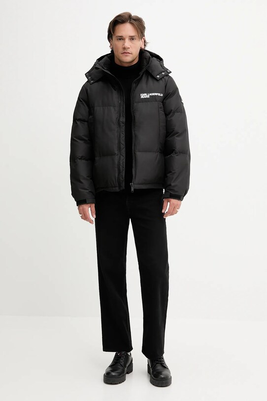 Karl Lagerfeld Jeans rövid kabát A3M15033 fekete AW25