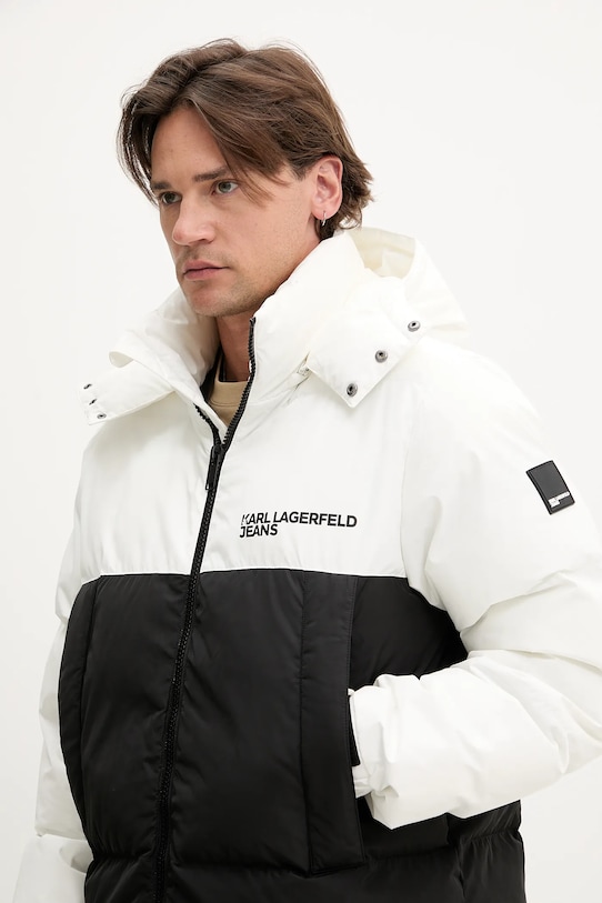 Karl Lagerfeld Jeans rövid kabát fekete A3M15034