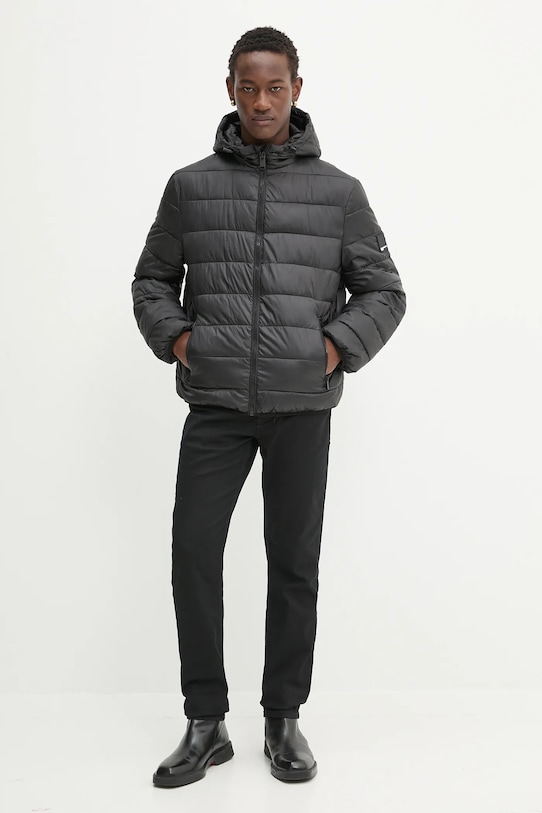 Karl Lagerfeld Jeans rövid kabát A3M15036 fekete AW25