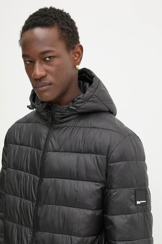 Karl Lagerfeld Jeans rövid kabát fekete A3M15036