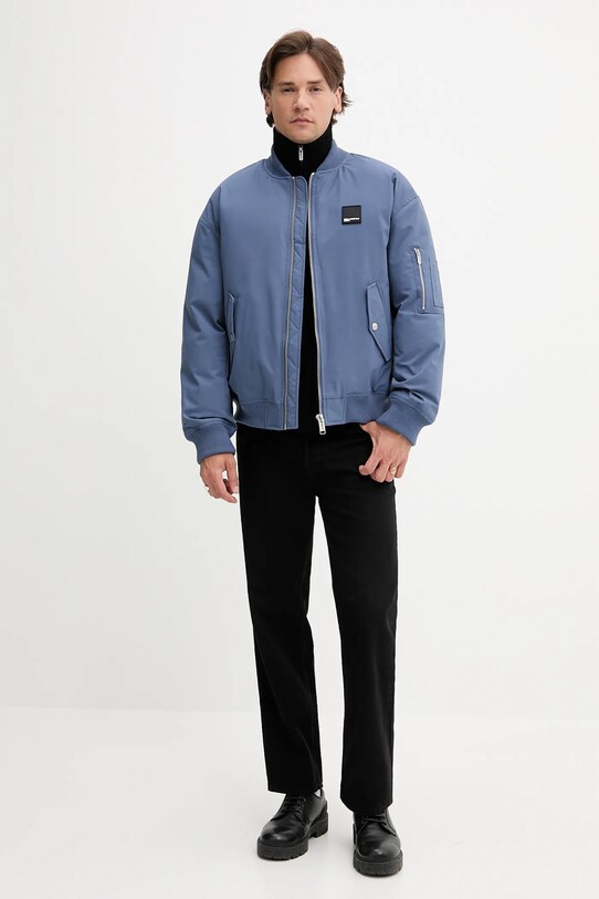 Karl Lagerfeld Jeans bomber dzseki A3M15038 kék AW25