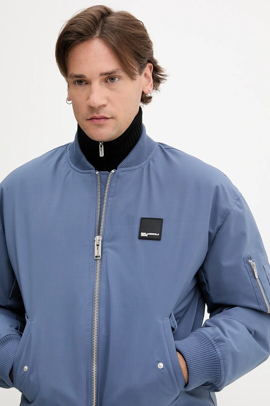 Karl Lagerfeld Jeans bomber dzseki kék A3M15038