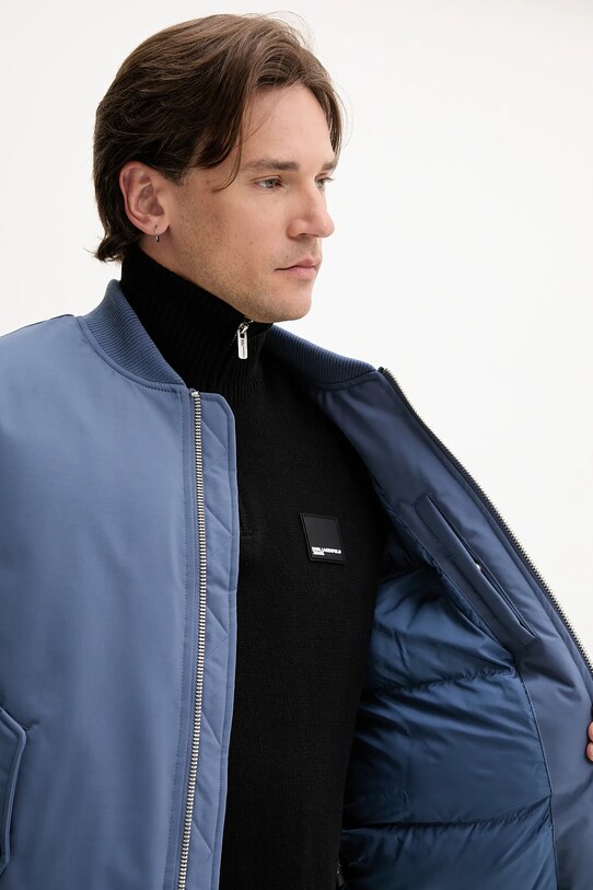 Karl Lagerfeld Jeans bomber dzseki A3M15038 kék