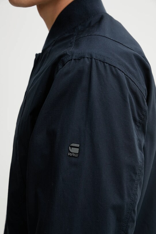 G-Star jachetă de bumbac D26193.C973 bleumarin