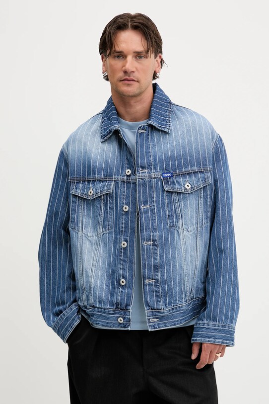Hugo Blue geacă jeans necaptusit albastru 50541710