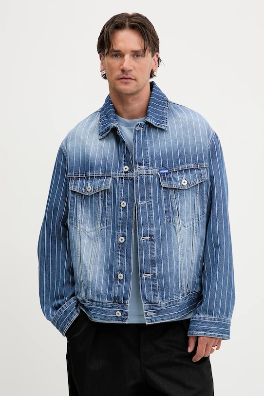 Hugo Blue geacă jeans necaptusit albastru 50541710