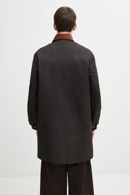 Odzież Barbour kurtka bawełniana x Paul Smith Beeston Wax MWX2514RU71 brązowy