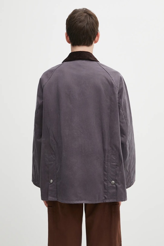 Odzież Barbour kurtka x Paul Smith OS Bedale Wax MWX2515PU11 fioletowy