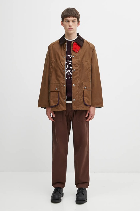 Barbour kurtka bawełniana x Paul Smith OS Bedale Wax MWX2515TA51