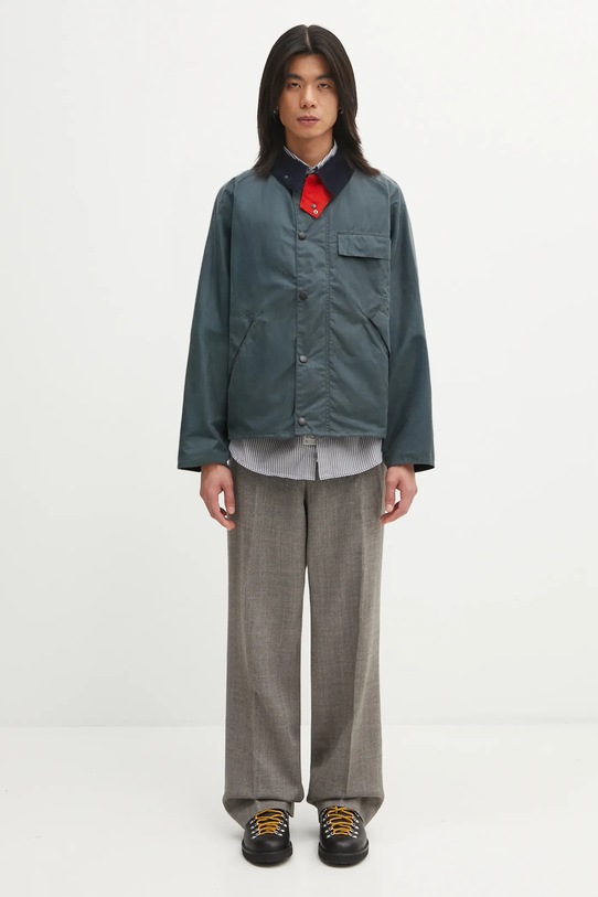Barbour kurtka bawełniana x Paul Smith Transport Wax MWX2516GY91