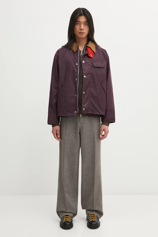 Barbour kurtka bawełniana x Paul Smith Transport Wax MWX2516PU71