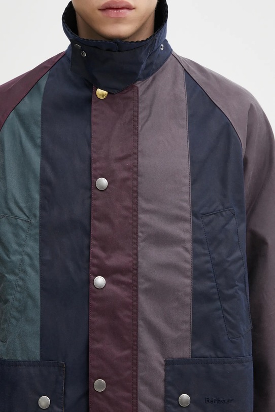 Barbour kurtka x Paul Smith Stripe OS granatowy MWX2518MI11