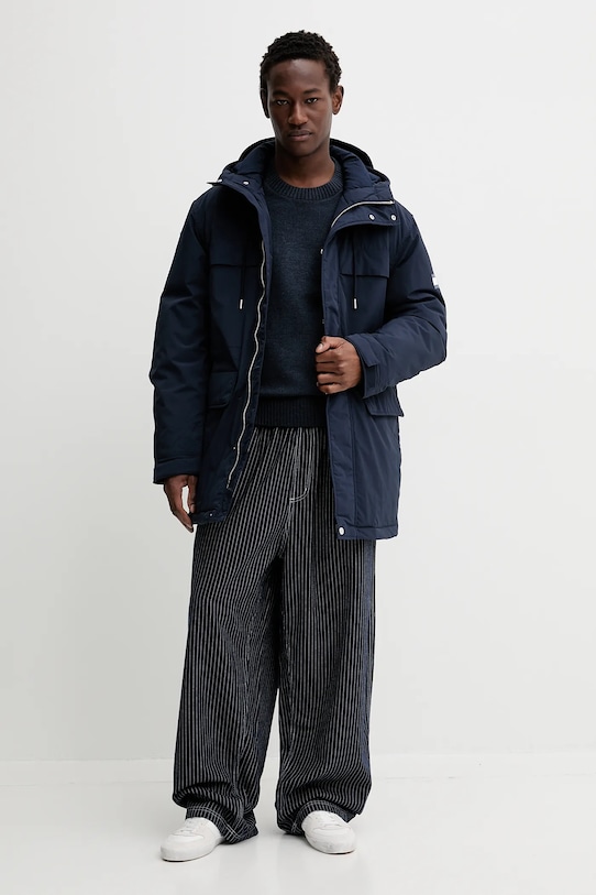 Bunda parka Tommy Jeans DM0DM22251 tmavomodrá AW25