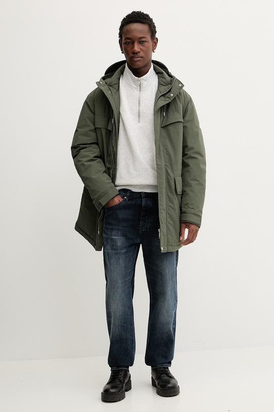 Bunda parka Tommy Jeans DM0DM22251 zelená AW25