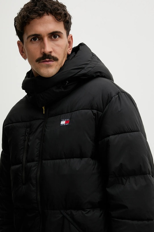 Μπουφάν Tommy Jeans μαύρο DM0DM22256