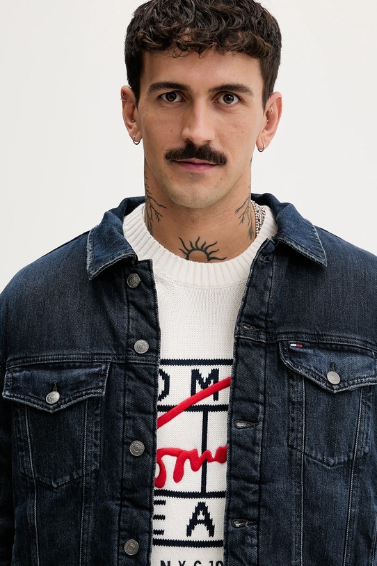 Tommy Jeans kurtka jeansowa granatowy DM0DM21970