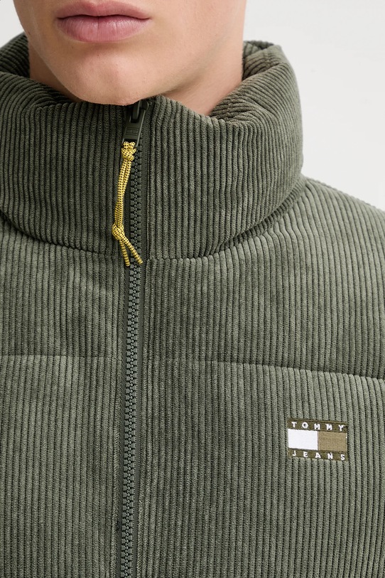 Tommy Jeans kurtka sztruksowa DM0DM22031 zielony