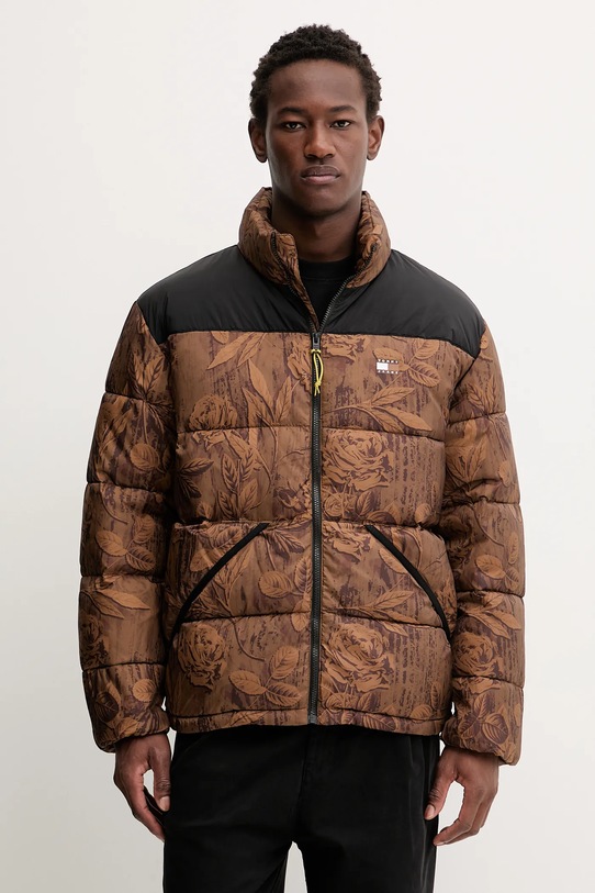 Куртка Tommy Jeans с подкладкой коричневый DM0DM22037