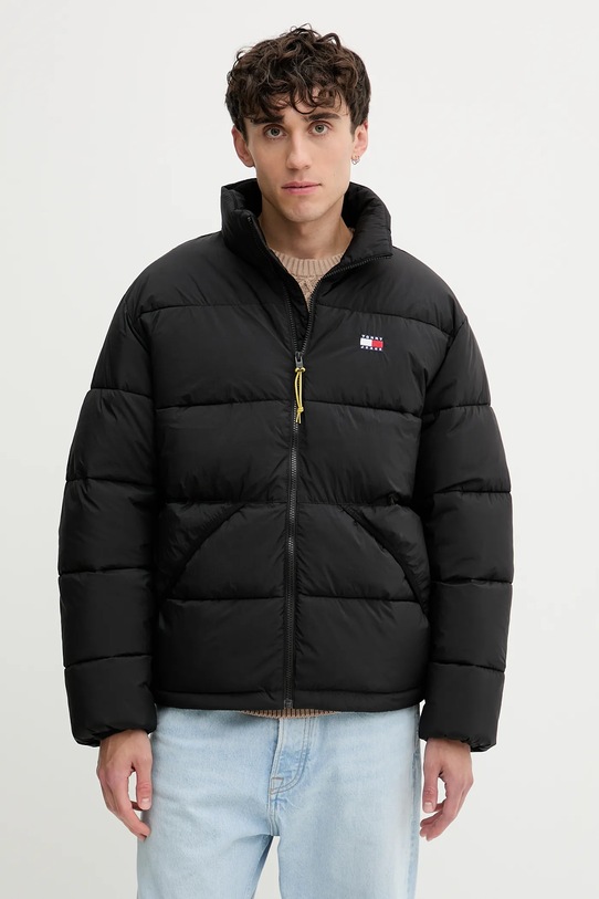 Tommy Jeans geacă cu captuseala negru DM0DM22040