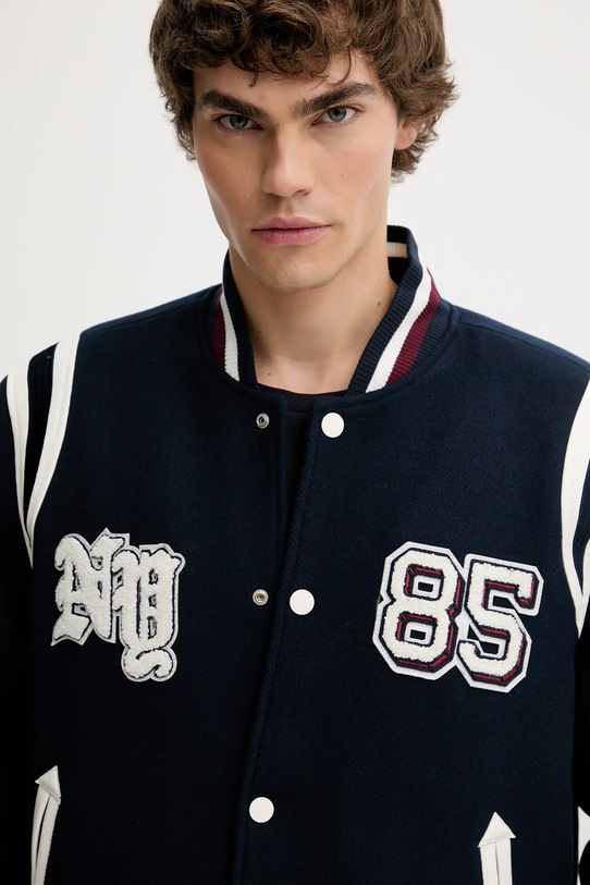 Μπουφάν bomber Tommy Jeans σκούρο μπλε DM0DM22043