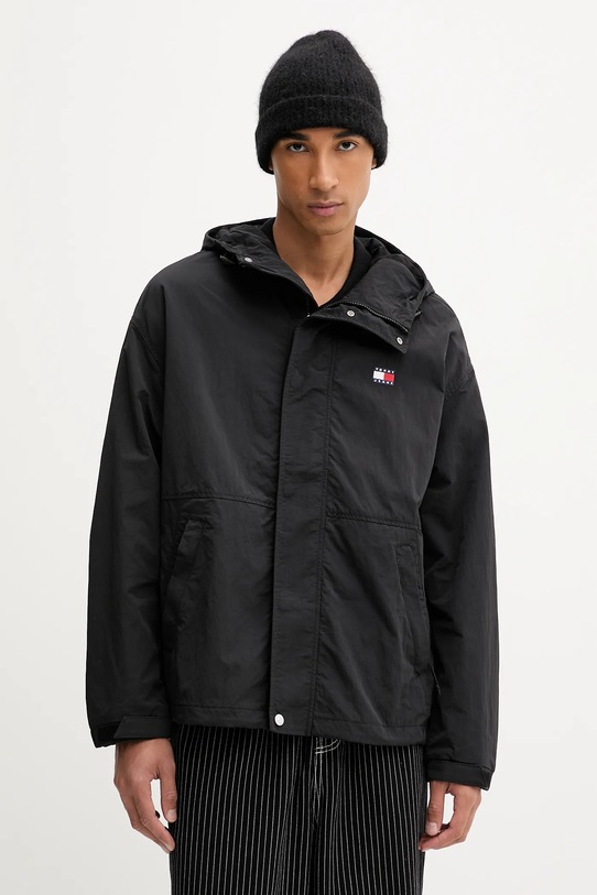 Îmbrăcăminte Tommy Jeans geacă DM0DM22099 negru