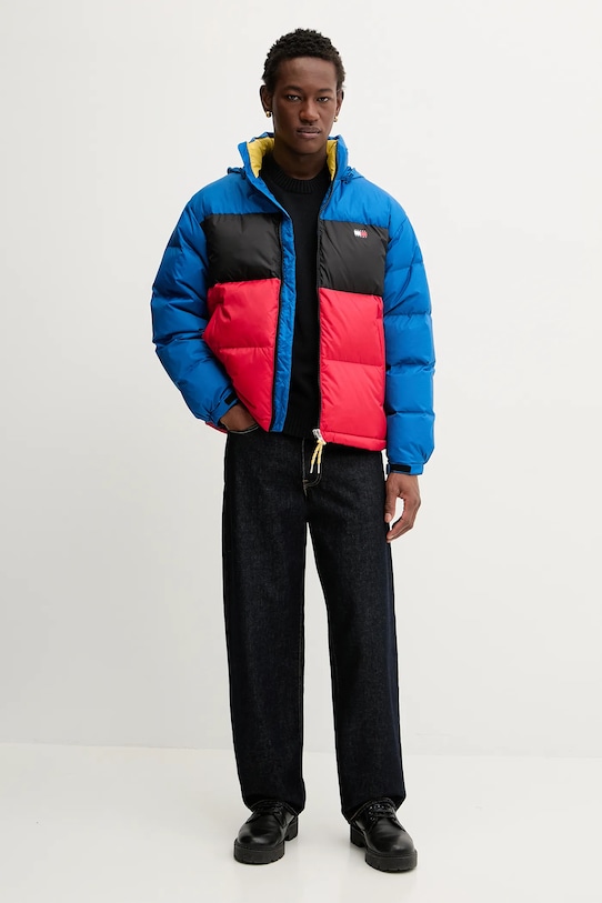 Páperová bunda Tommy Jeans DM0DM22117 viacfarebná AW25