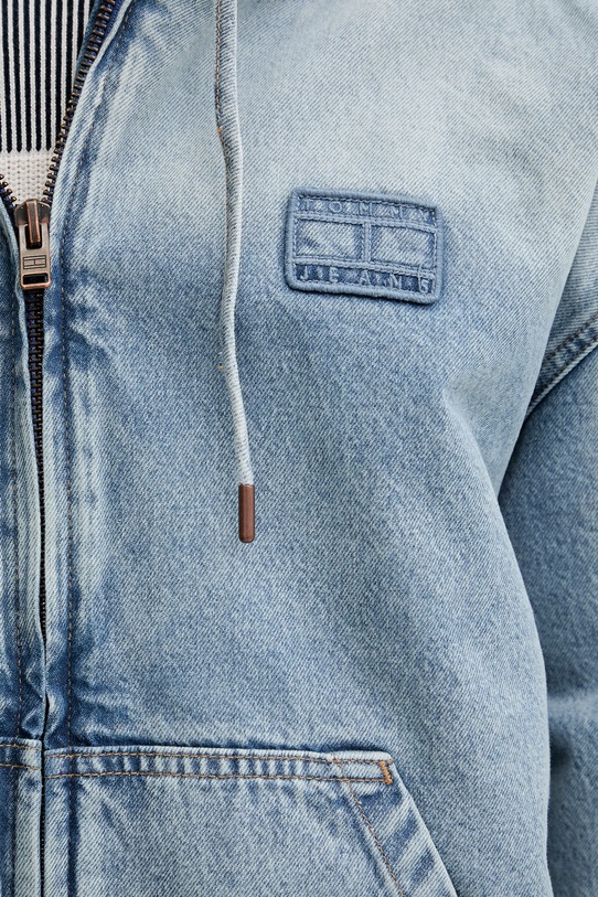 Rifľová bunda Tommy Jeans DM0DM22137 modrá