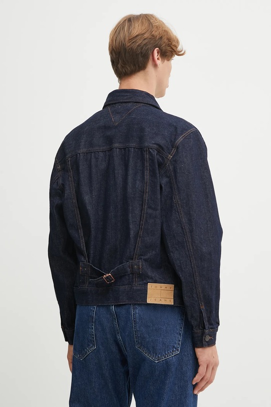 Îmbrăcăminte Tommy Jeans geacă jeans DM0DM22141 bleumarin